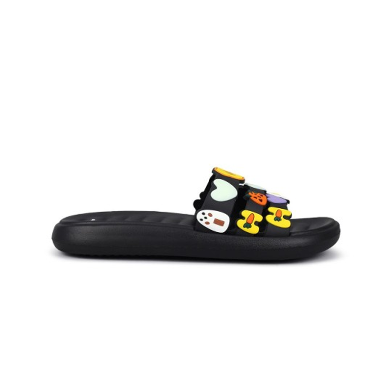 Women Self Design PU Sliders